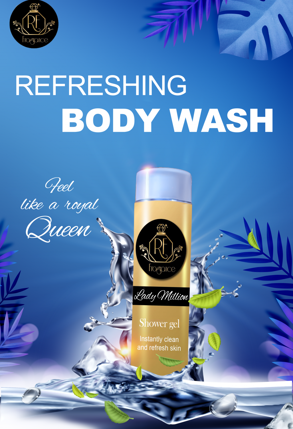 rose shower gel